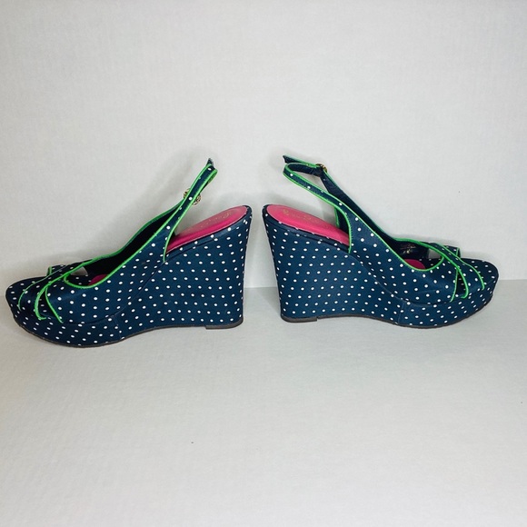 Lilly Pulitzer Picture Perfect Espadrille blue dot - Picture 8 of 14